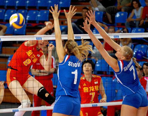 中国女排vs俄罗斯