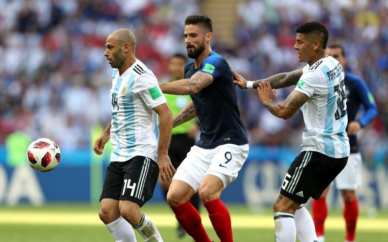 世界杯法国对阿根廷的相关图片
